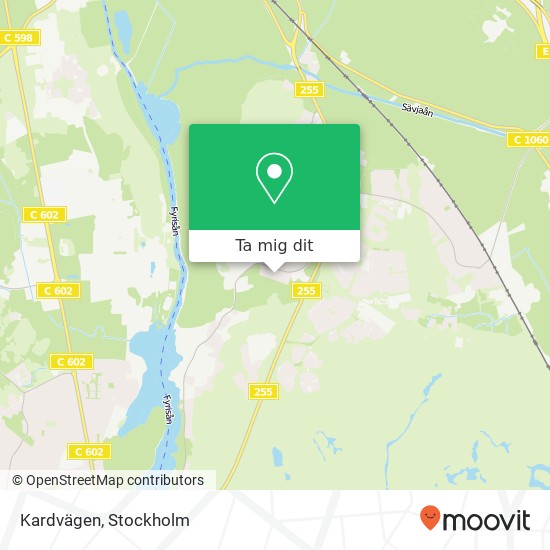 Kardvägen karta