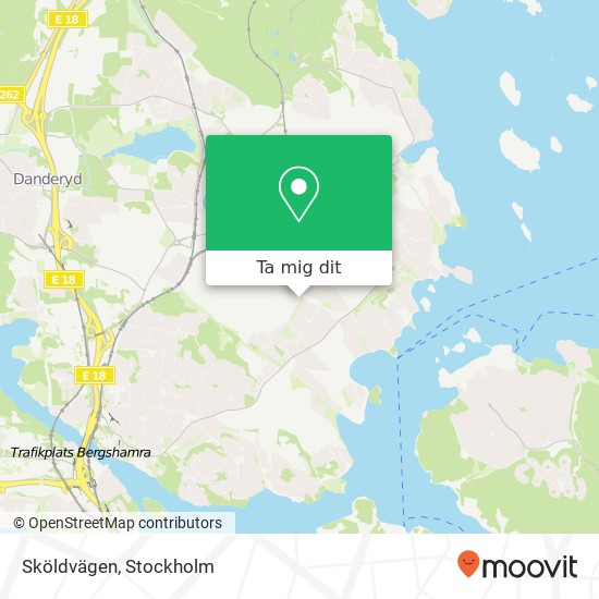 Sköldvägen karta