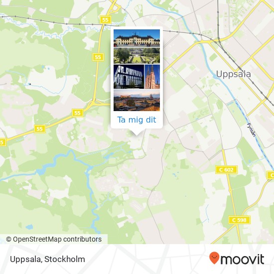 Uppsala karta