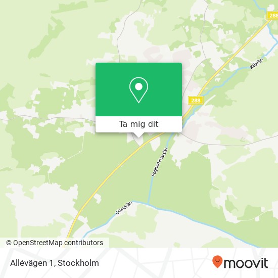 Allévägen 1 karta