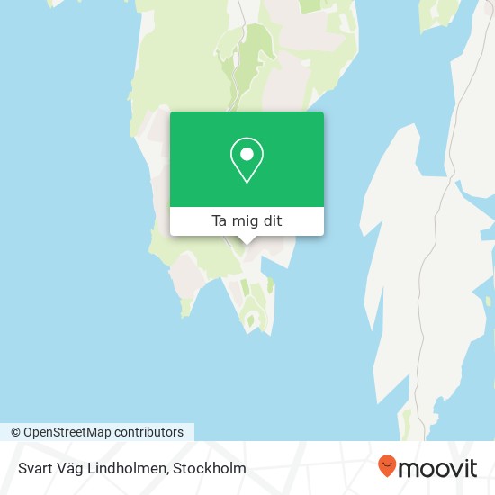 Svart Väg Lindholmen karta