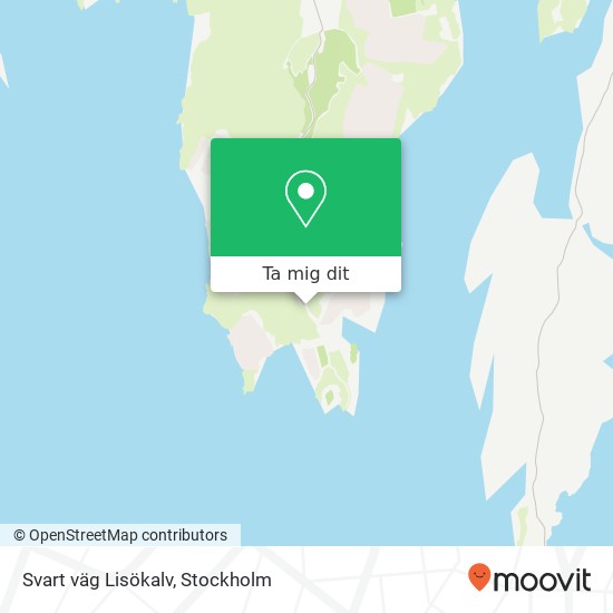 Svart väg Lisökalv karta