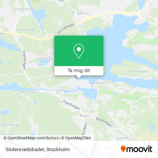 Södersvedsbadet karta