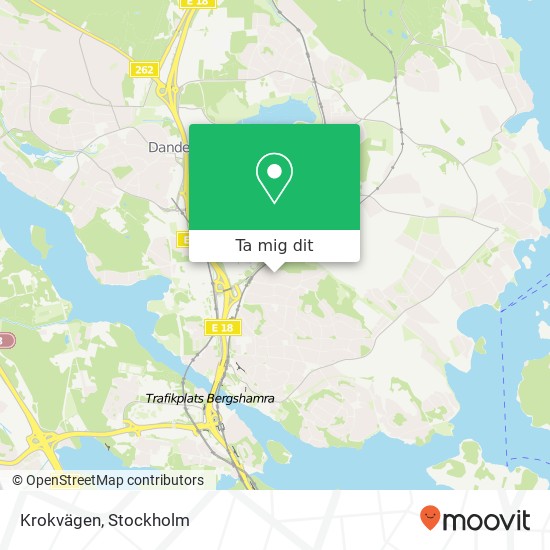 Krokvägen karta