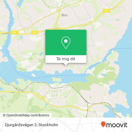 Djurgårdsvägen 3 karta