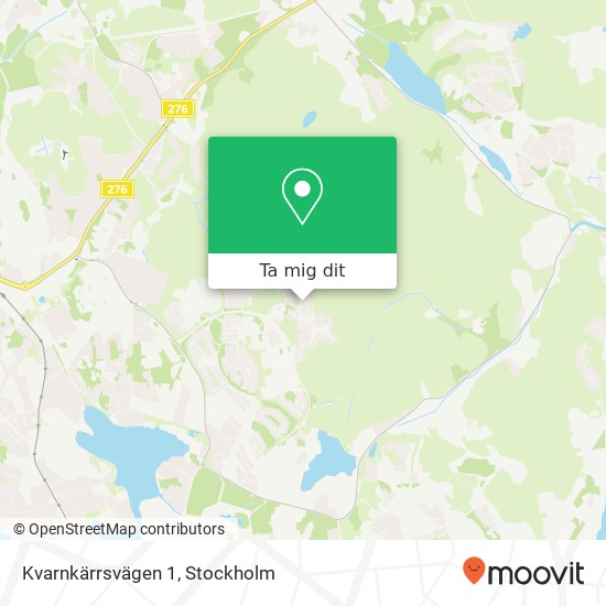 Kvarnkärrsvägen 1 karta