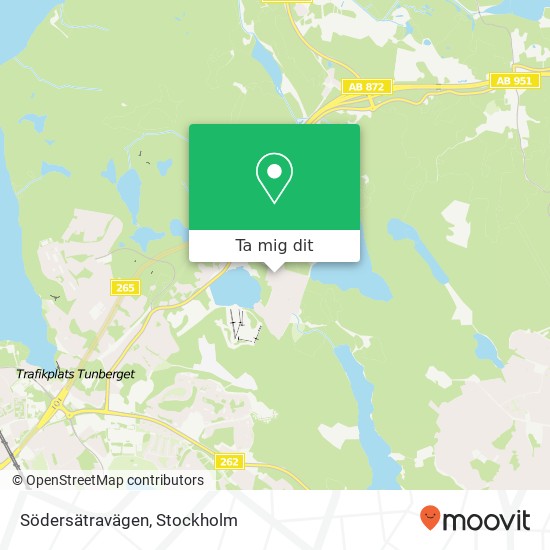 Södersätravägen karta