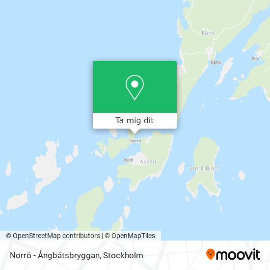 Norrö - Ångbåtsbryggan karta