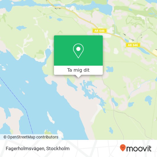 Fagerholmsvägen karta