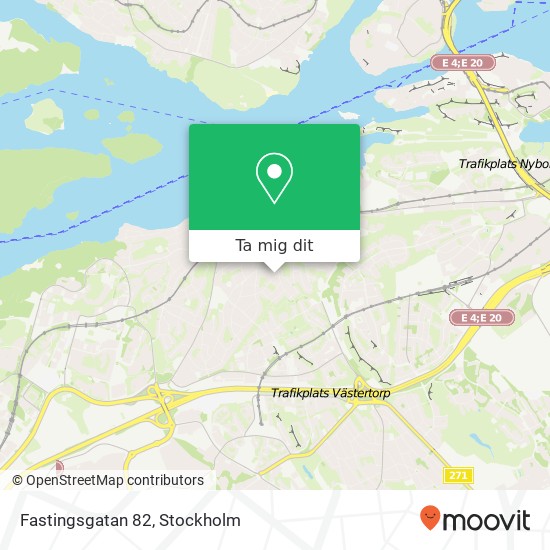 Fastingsgatan 82 karta