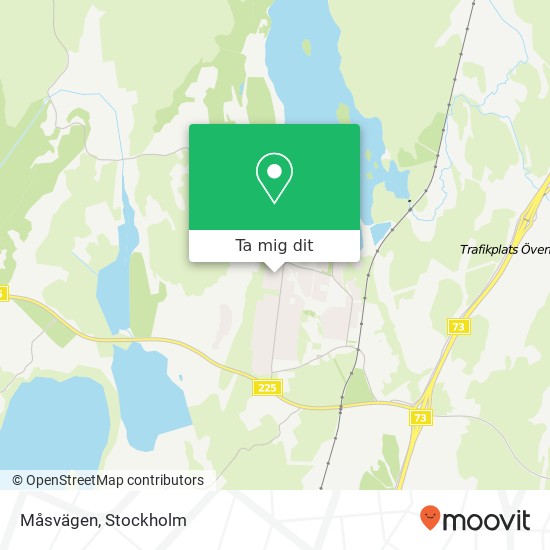 Måsvägen karta