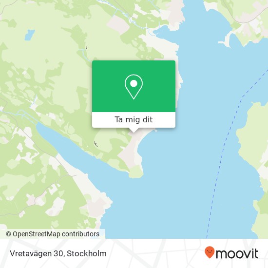 Vretavägen 30 karta