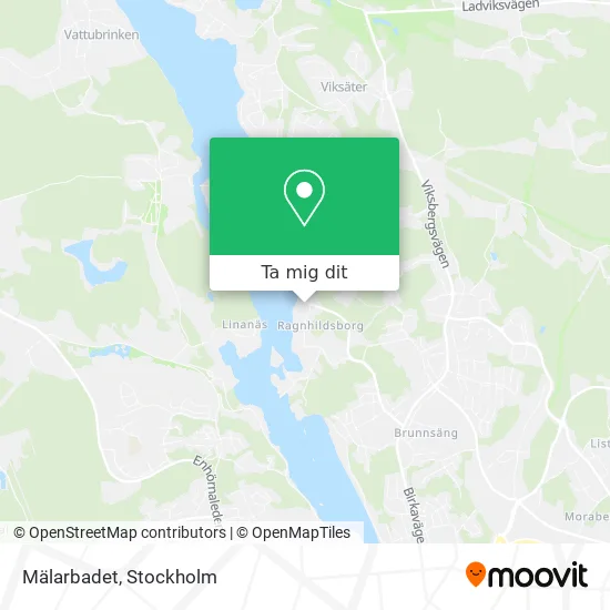 Mälarbadet karta