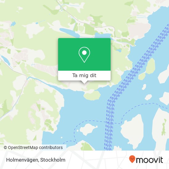 Holmenvägen karta