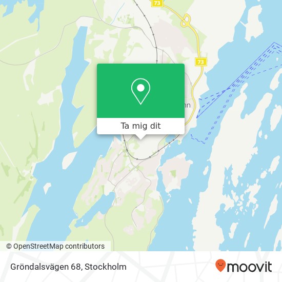 Gröndalsvägen 68 karta