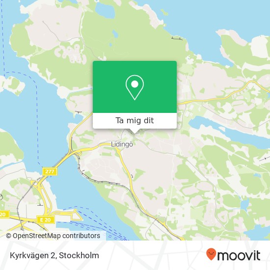 Kyrkvägen 2 karta