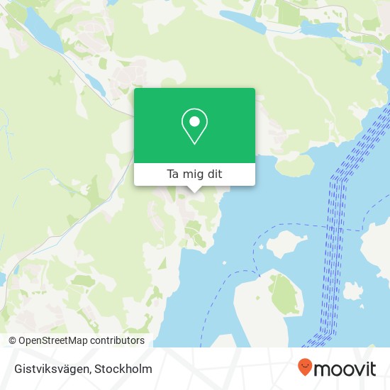 Gistviksvägen karta