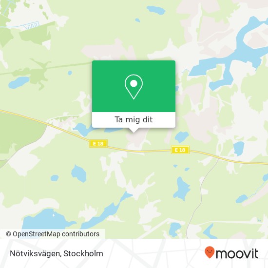 Nötviksvägen karta