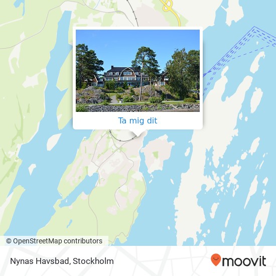 Nynas Havsbad, Bergsgatan SE-149 34 Nynäshamn karta