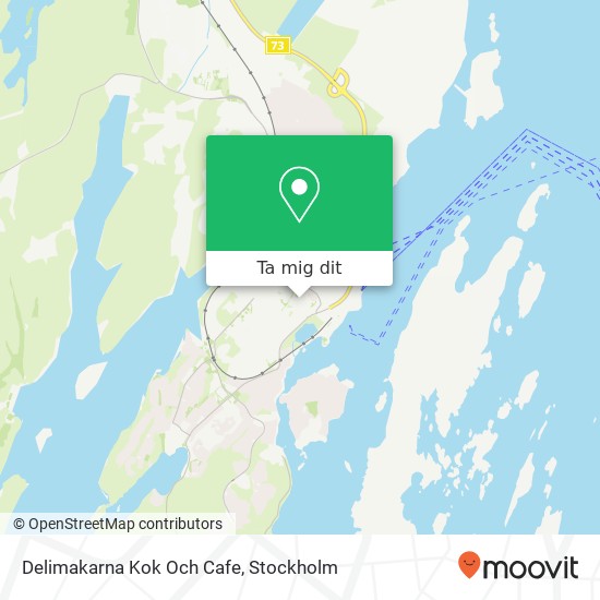 Delimakarna Kok Och Cafe, Stadshusplatsen SE-149 30 Nynäshamn karta