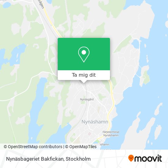 Nynäsbageriet Bakfickan karta