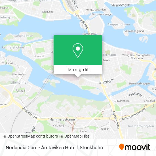 Norlandia Care - Årstaviken Hotell karta
