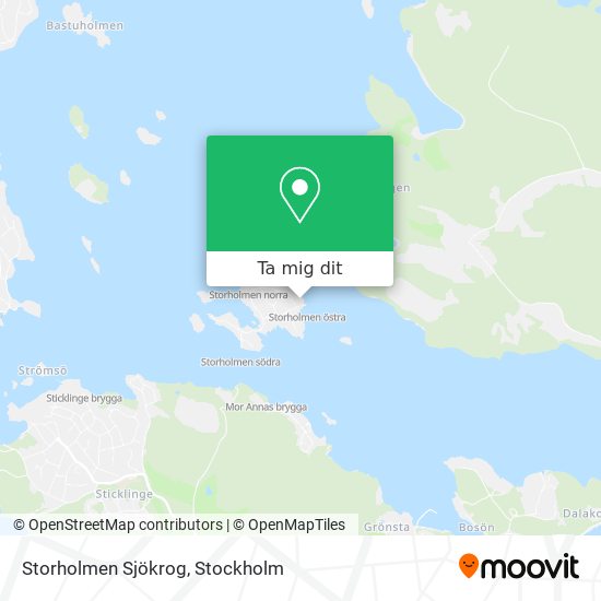 Storholmen Sjökrog karta