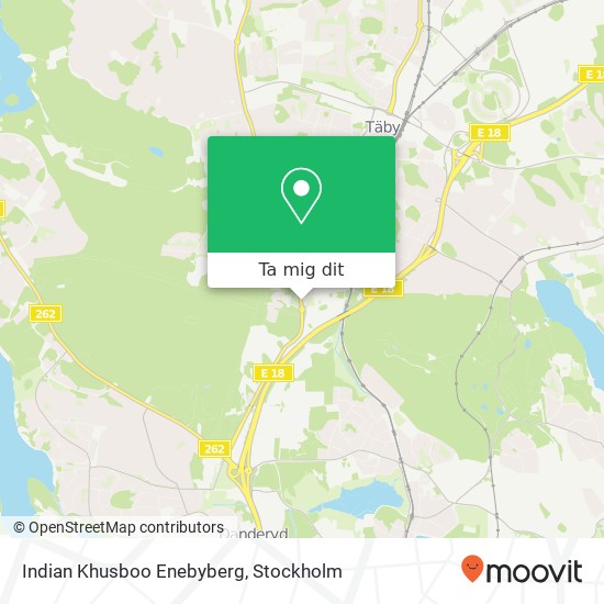 Indian Khusboo Enebyberg, Enebybergsvägen SE-182 46 Enebyberg karta