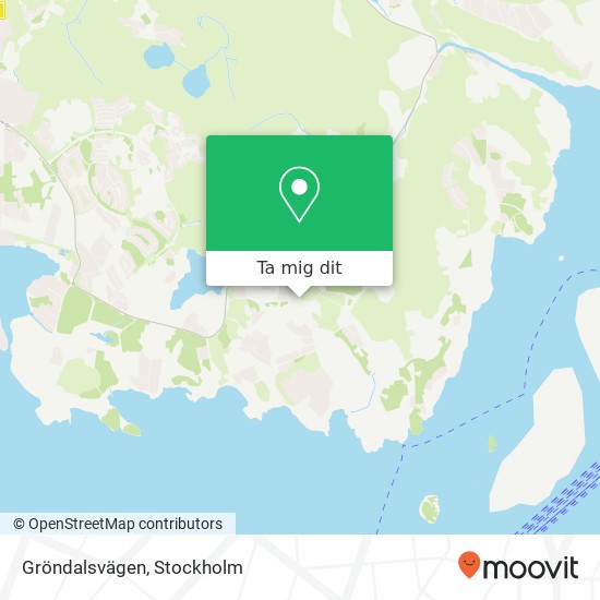 Gröndalsvägen karta