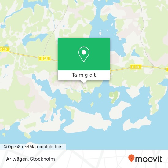 Arkvägen karta