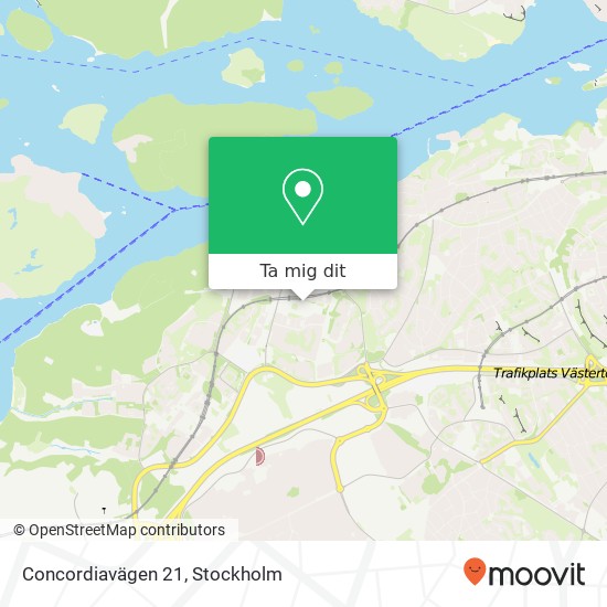 Concordiavägen 21 karta