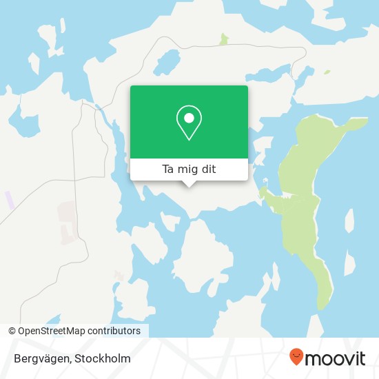 Bergvägen karta