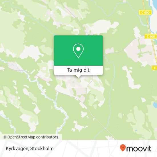 Kyrkvägen karta