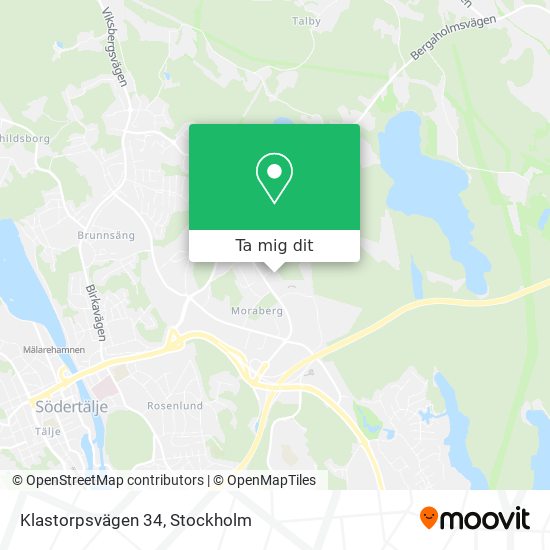 Klastorpsvägen 34 karta