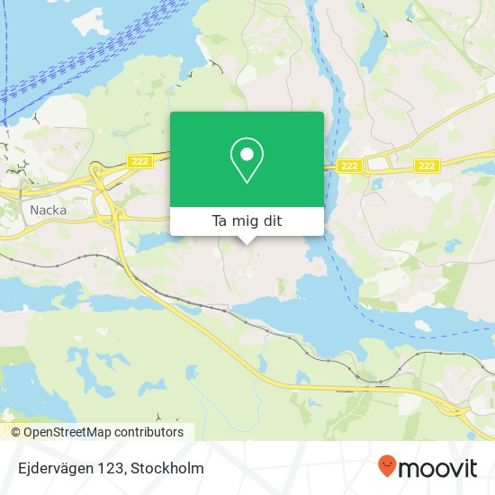 Ejdervägen 123 karta