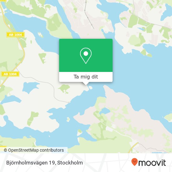 Björnholmsvägen 19 karta