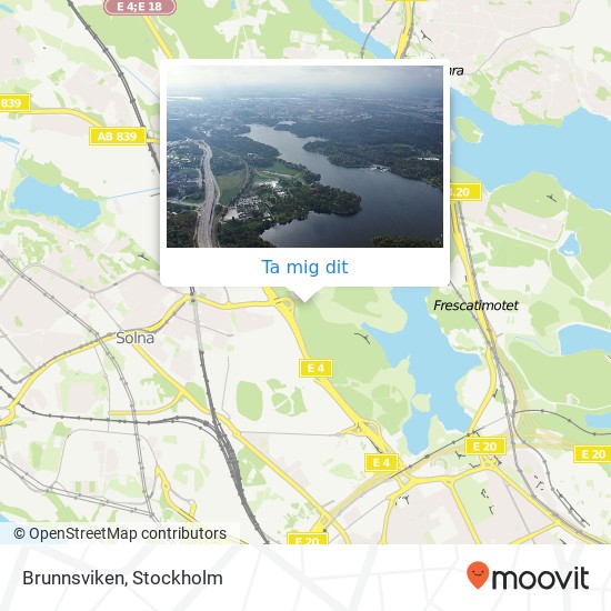 Brunnsviken karta