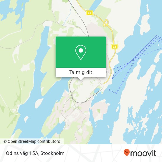 Odins väg 15A karta