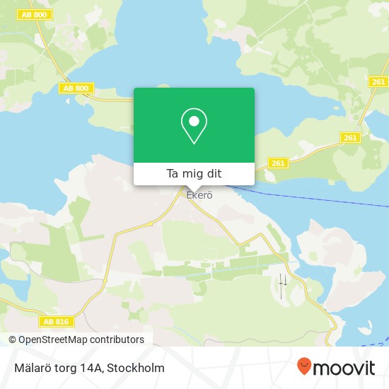Mälarö torg 14A karta