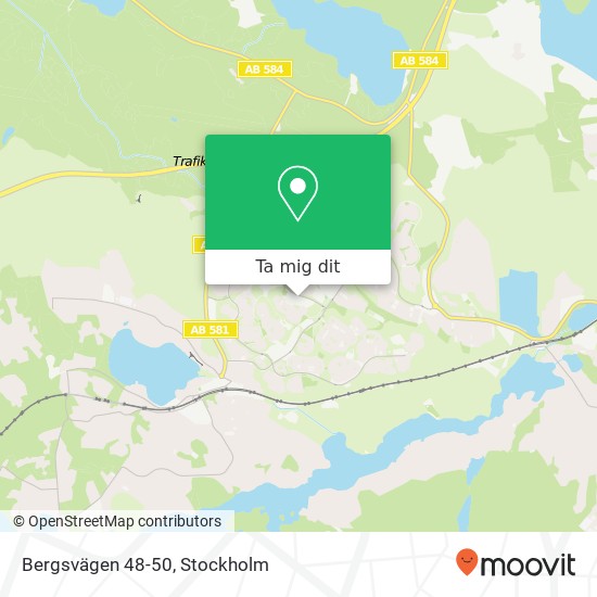 Bergsvägen 48-50 karta