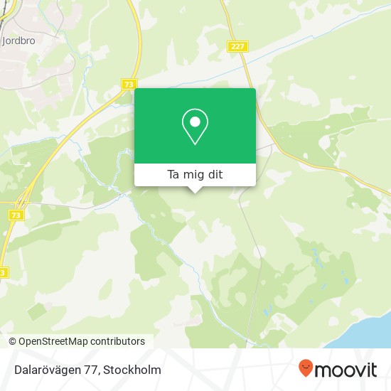 Dalarövägen 77 karta
