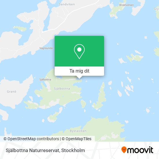 Själbottna Naturreservat karta