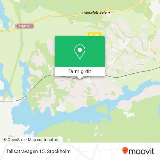 Tallsätravägen 15 karta