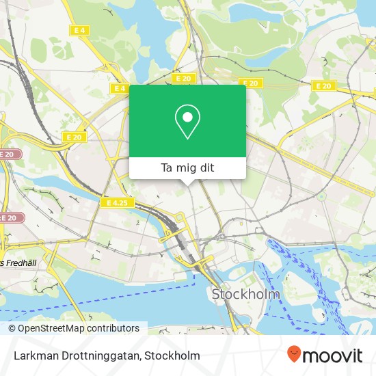 Larkman Drottninggatan karta