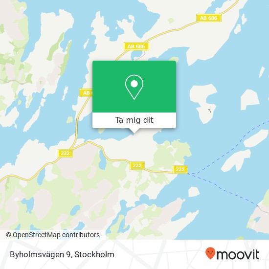 Byholmsvägen 9 karta