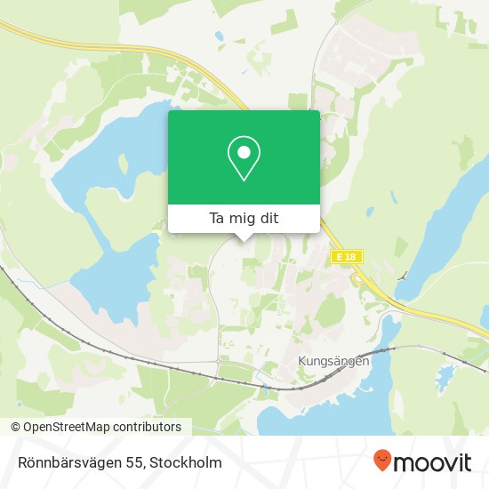 Rönnbärsvägen 55 karta