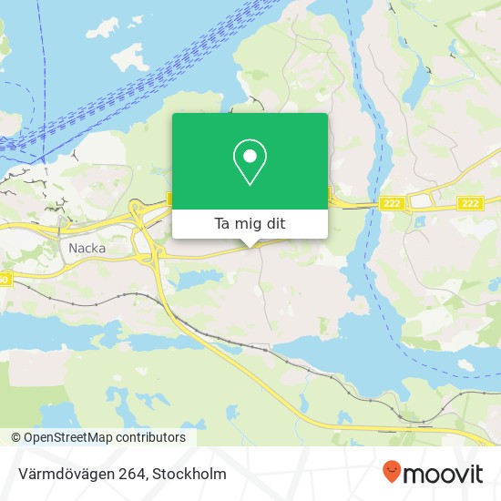 Värmdövägen 264 karta