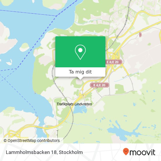 Lammholmsbacken 18 karta