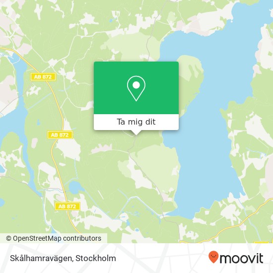 Skålhamravägen karta