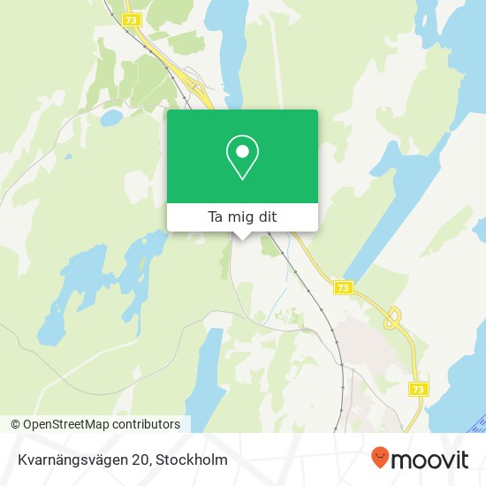 Kvarnängsvägen 20 karta